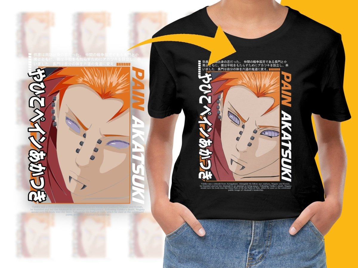Yahiko Leading Akatsuki Design Anime PNG File - Teepew