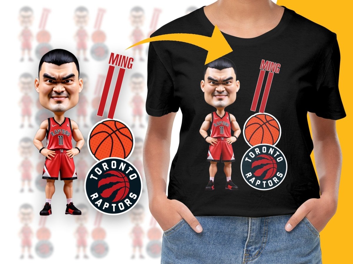 Yao Ming Toronto Raptors Basketball Player PNG File - Teepew