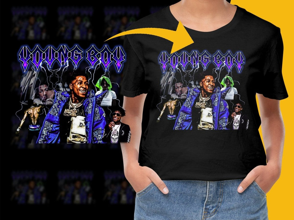 YoungBoy NBA Graphic Print Fashionable Trendy PNG File - Teepew