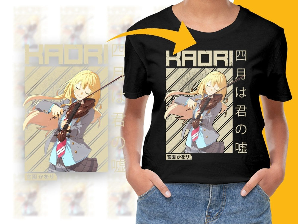 Your Lie in April Kaori Miyazono Anime PNG Digital - Teepew