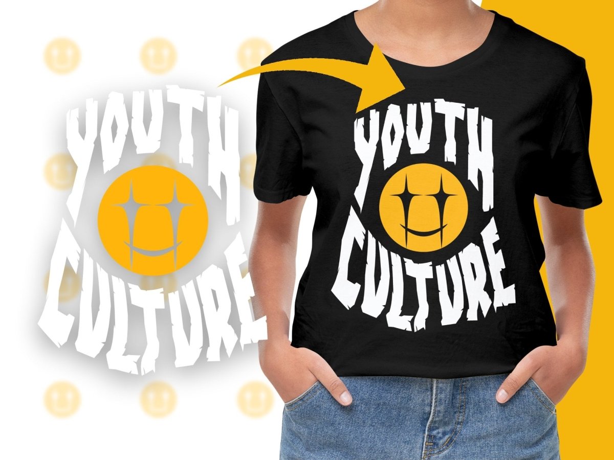 Youth Culture Graphic Smile Design Trendy PNG File - Teepew