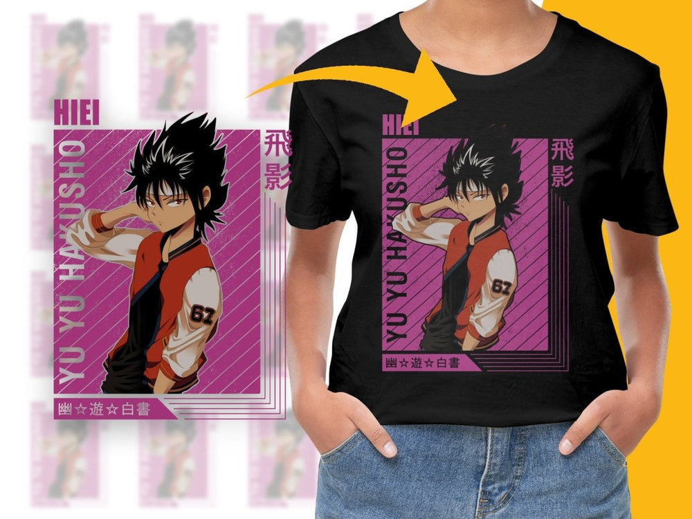Yu Yu Hakusho Hiei Anime Character PNG Digital - Teepew