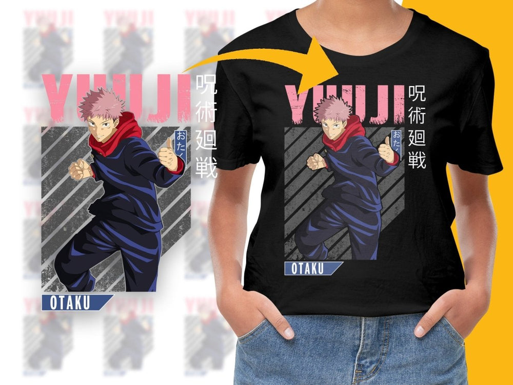 Yuji Anime Character PNG File Digital - Teepew