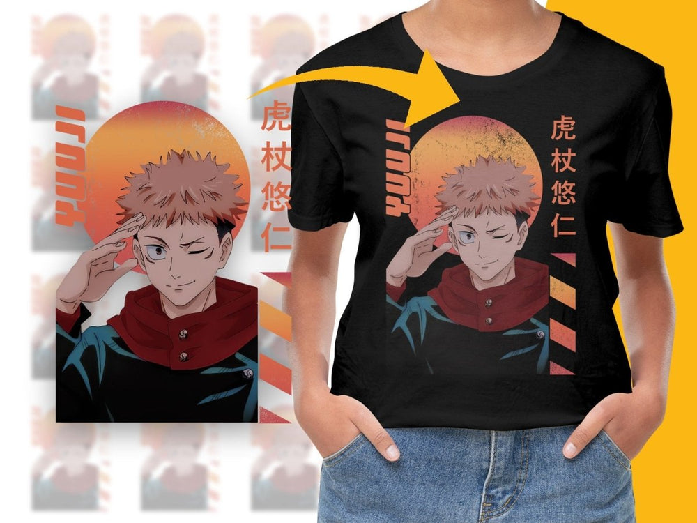 Yuji Itadori Anime Character PNG File - Teepew
