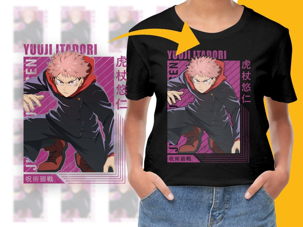 Yuji Itadori PNG File Anime Character - Teepew