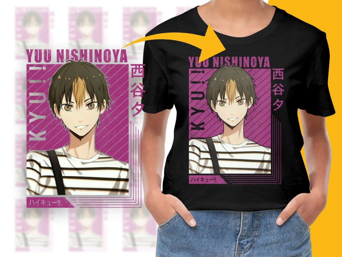 Yuu Nishinoya Haikyuu Anime Character PNG Digital - Teepew