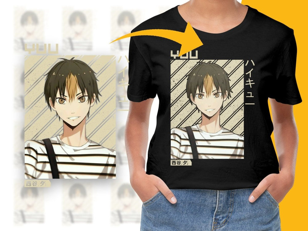 Yuu Nishinoya Haikyuu Anime Character PNG Digital - Teepew