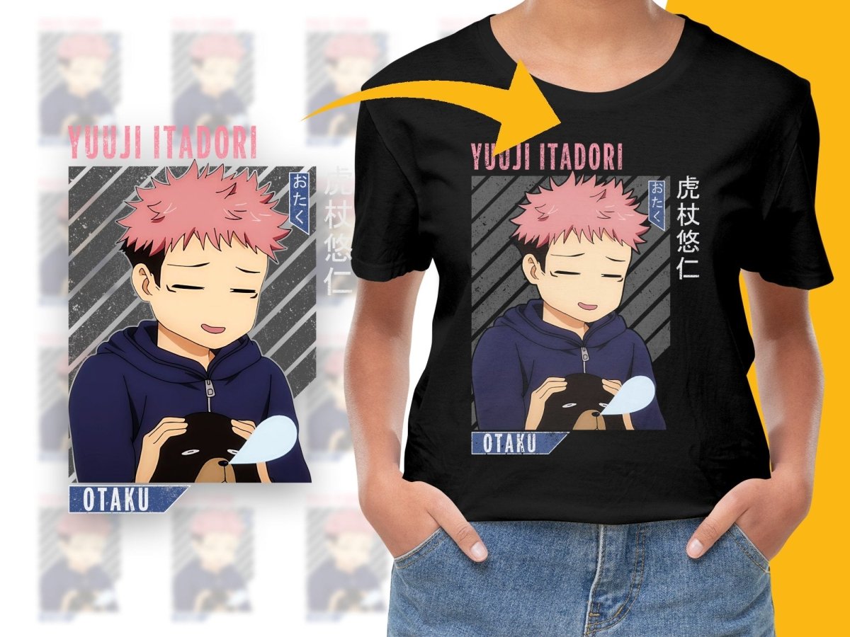 Yuuji Itadori Anime Character PNG File - Teepew