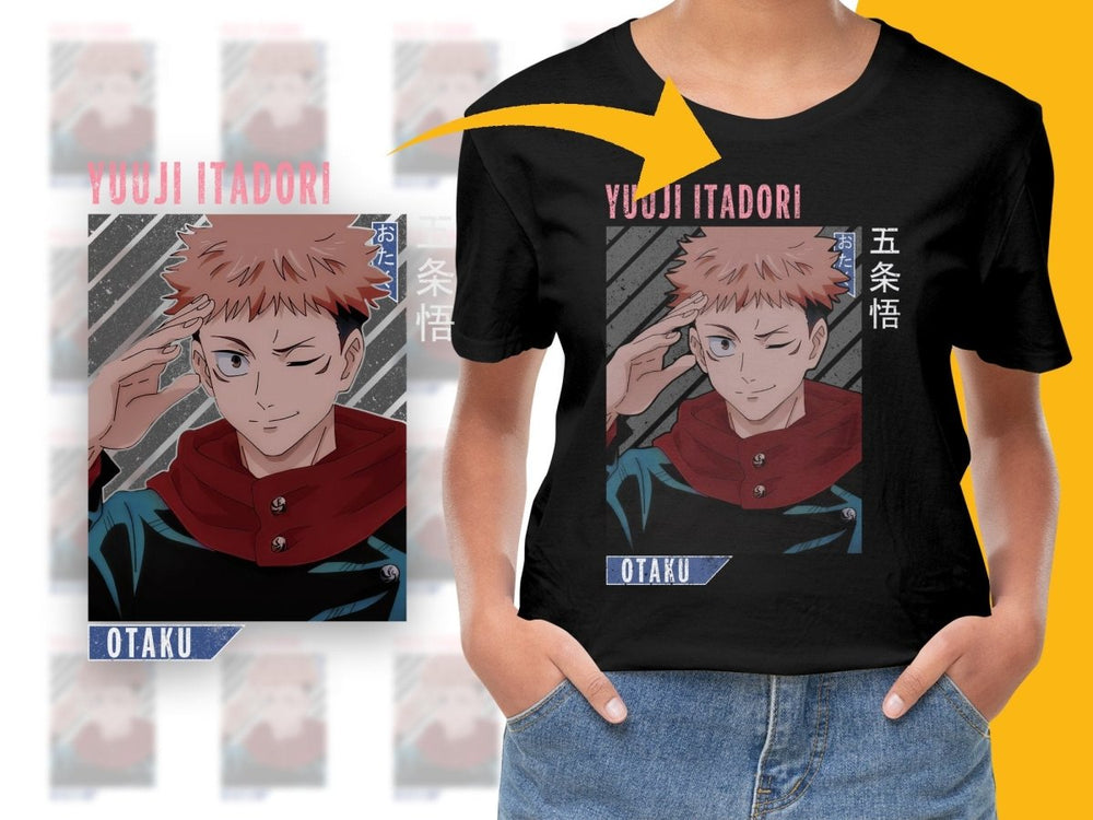 Yuuji Itadori Anime Character PNG File - Teepew