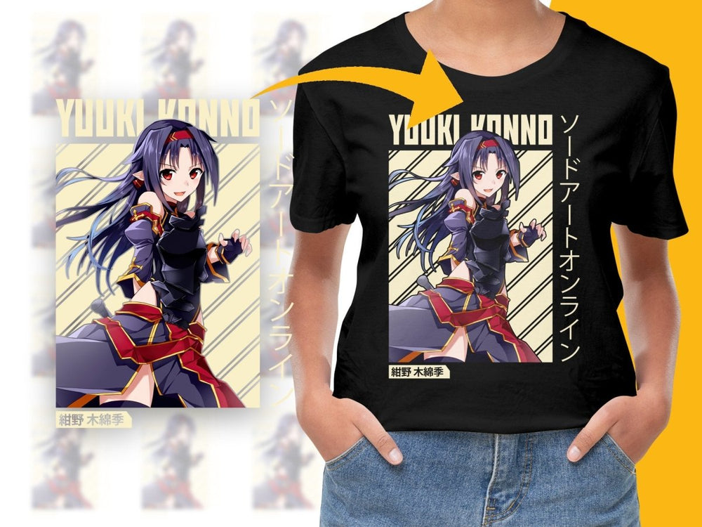 Yuuki Konno Sword Art Online Anime Character PNG Digital - Teepew