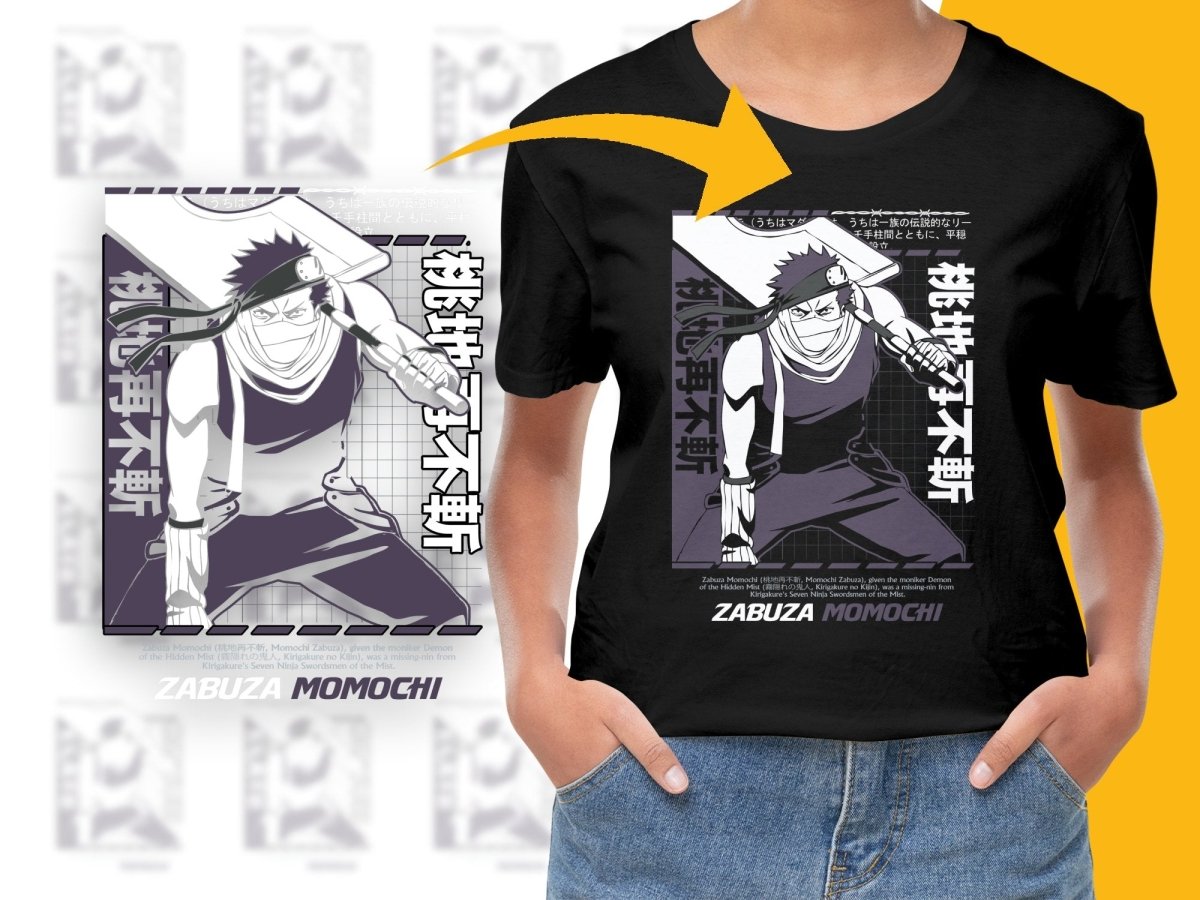 Zabuza Momochi Anime Character Graphic PNG File - Teepew
