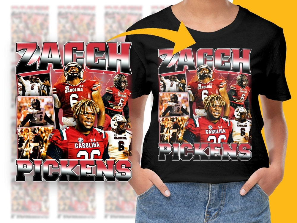 Zacch Pickens Carolina Football Bootleg PNG File - Teepew