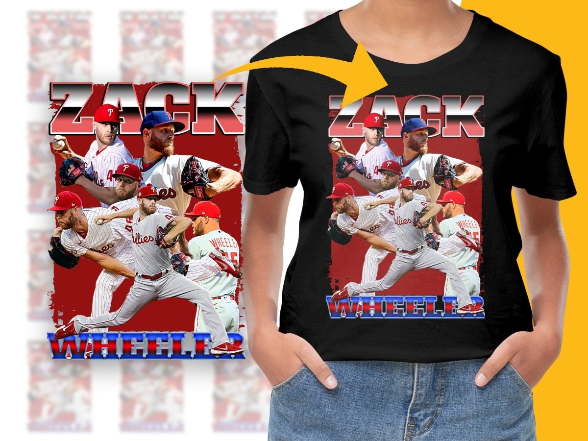 Zack Wheeler Collage Philadelphia Phillies PNG File - Teepew