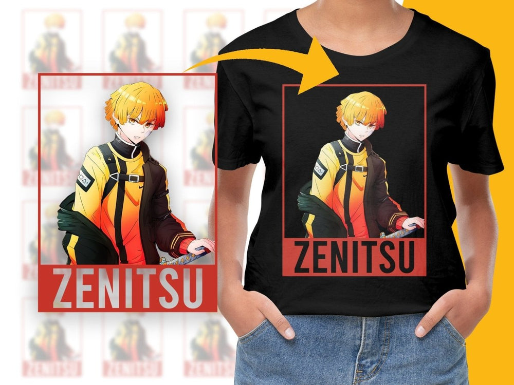 Zenitsu PNG File Anime Character Digital - Teepew