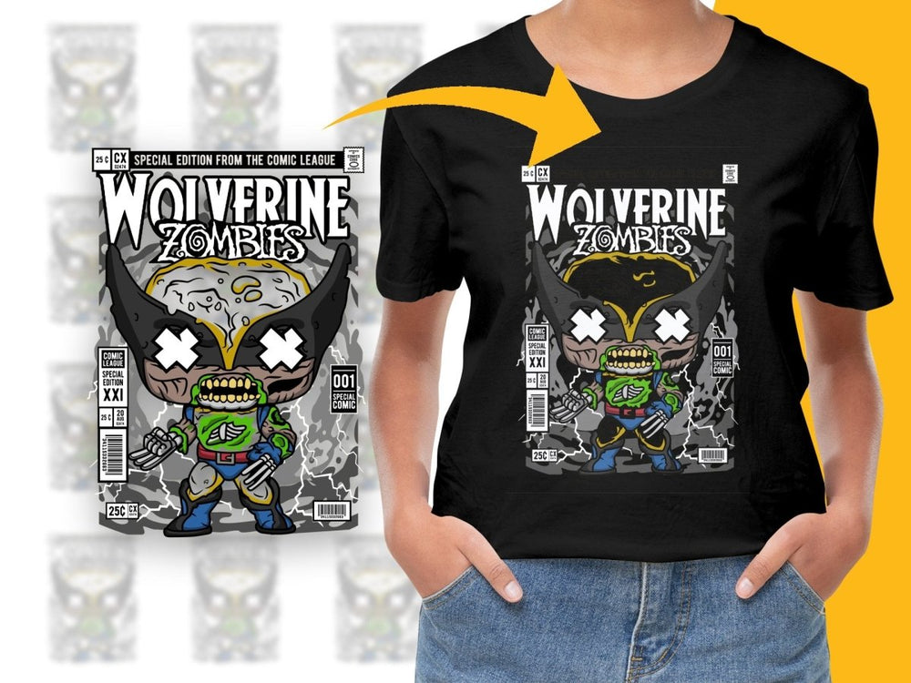 Zombie Wolverine Popculture PNG File - Teepew
