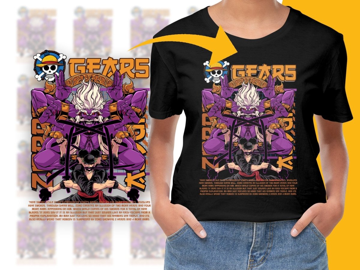 Zoro Gears Grand Deck Ultra Action Anime PNG File - Teepew